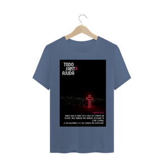 Nome do produto Salmo 23:4 - malha estonada