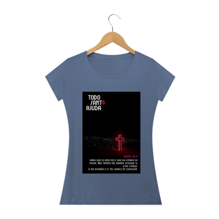 Nome do produto Salmo 23:4 - malha estonada