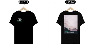 Nome do produto Nosso maravilhoso Deus - t-shirt quality frente e verso