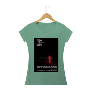 Nome do produto Salmo 23:4 - malha estonada