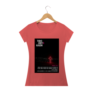 Nome do produto Salmo 23:4 - malha estonada