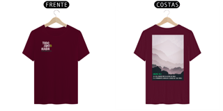 Nome do produto Nosso maravilhoso Deus - t-shirt quality frente e verso