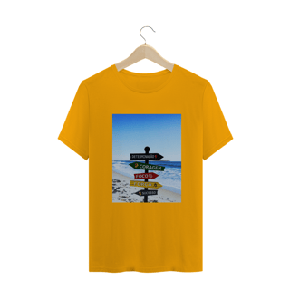 Nome do produto CAMISA T-SHIRT - PALAVRAS MOTIVACIONAIS