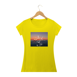 Nome do produto CAMISETA BABY LONG - TENHA FÉ