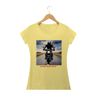 Nome do produto CAMISA BABY LONG ESTONADA - SONHO REALIZADO