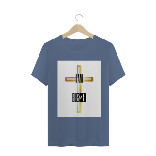 Nome do produto CAMISA T-SHIRT ESTORNADA - I AM BLESSED