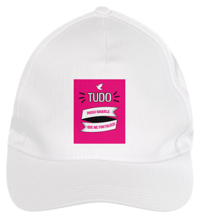 Nome do produto BONÉ - TUDO POSSO NAQUELE QUE ME FORTALECE