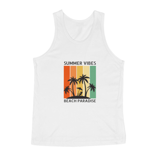 Nome do produto REGATA - SUMMER VIBES BEACH PARADISE