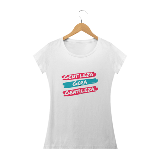 Nome do produto CAMISETA BABY LONG - GENTILEZA GERA GENTILEZA