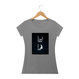 Nome do produto CAMISA FEMININA BABY LONG - CONTINUE ORANDO