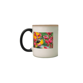 CANECA MÁGICA COM ESTAMPA INVISÍVEL QUE APARECE AO COLOCAR LÍQUIDO QUENTE
