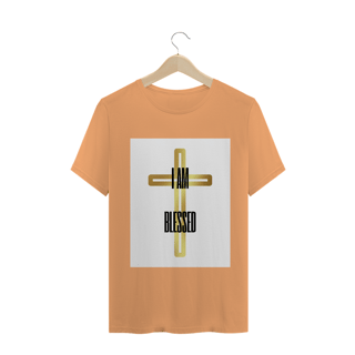 Nome do produto CAMISA T-SHIRT ESTORNADA - I AM BLESSED