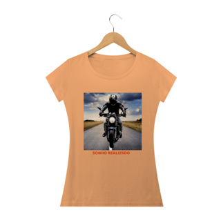 Nome do produto CAMISA BABY LONG ESTONADA - SONHO REALIZADO