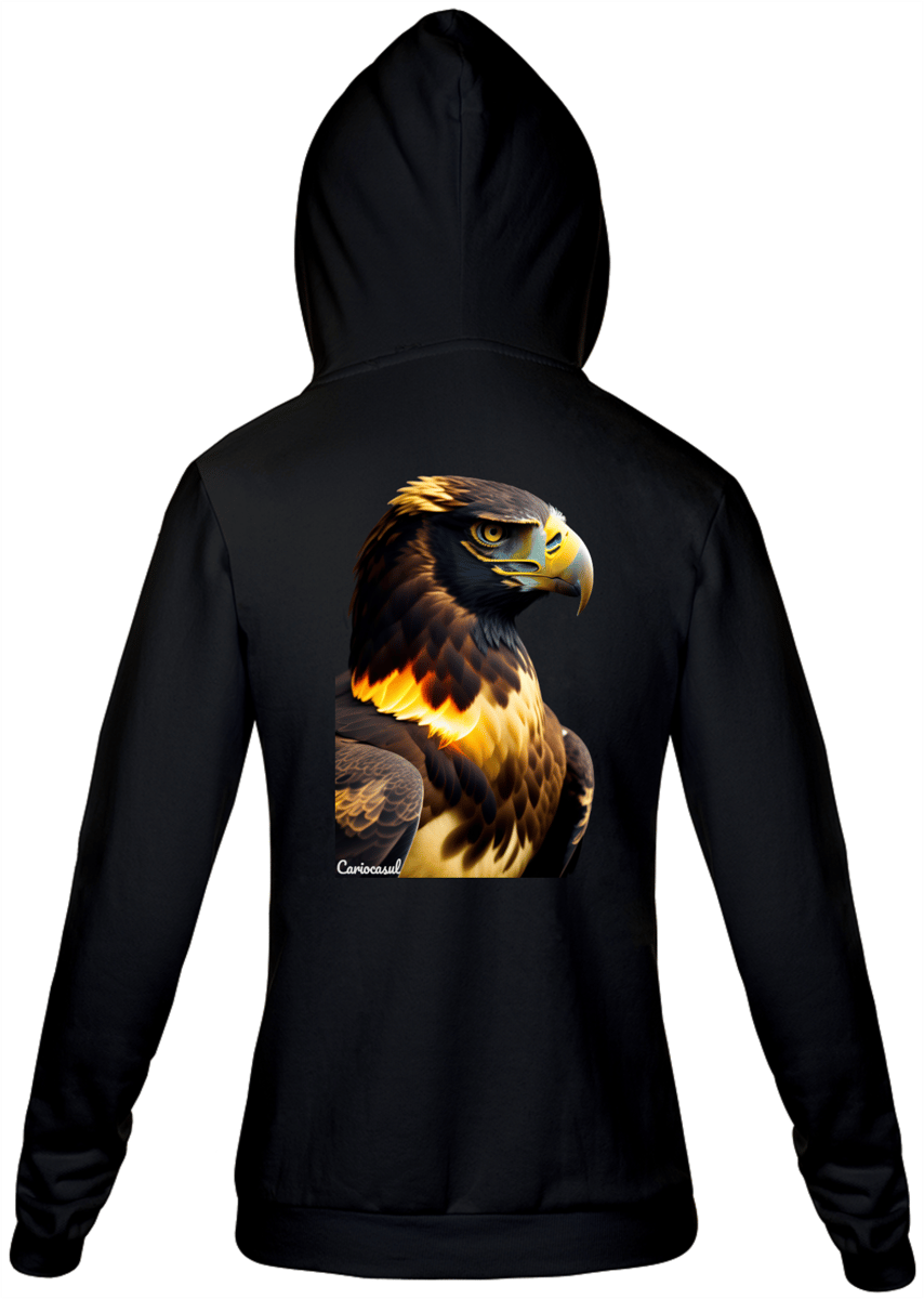 Nome do produto: Casaco Canguru Moletom Com Ziper Unissex 