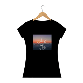 CAMISETA BABY LONG - TENHA FÉ