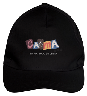 Nome do produto BONÉ DE BRIM - CALMA NO FIM, TUDO DÁ CERTO!