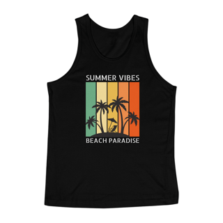 Nome do produto REGATA - SUMMER VIBES BEACH PARADISE