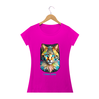 Nome do produto Blusa BABY LONG - I love cats