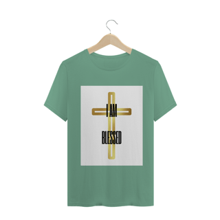 Nome do produto CAMISA T-SHIRT ESTORNADA - I AM BLESSED
