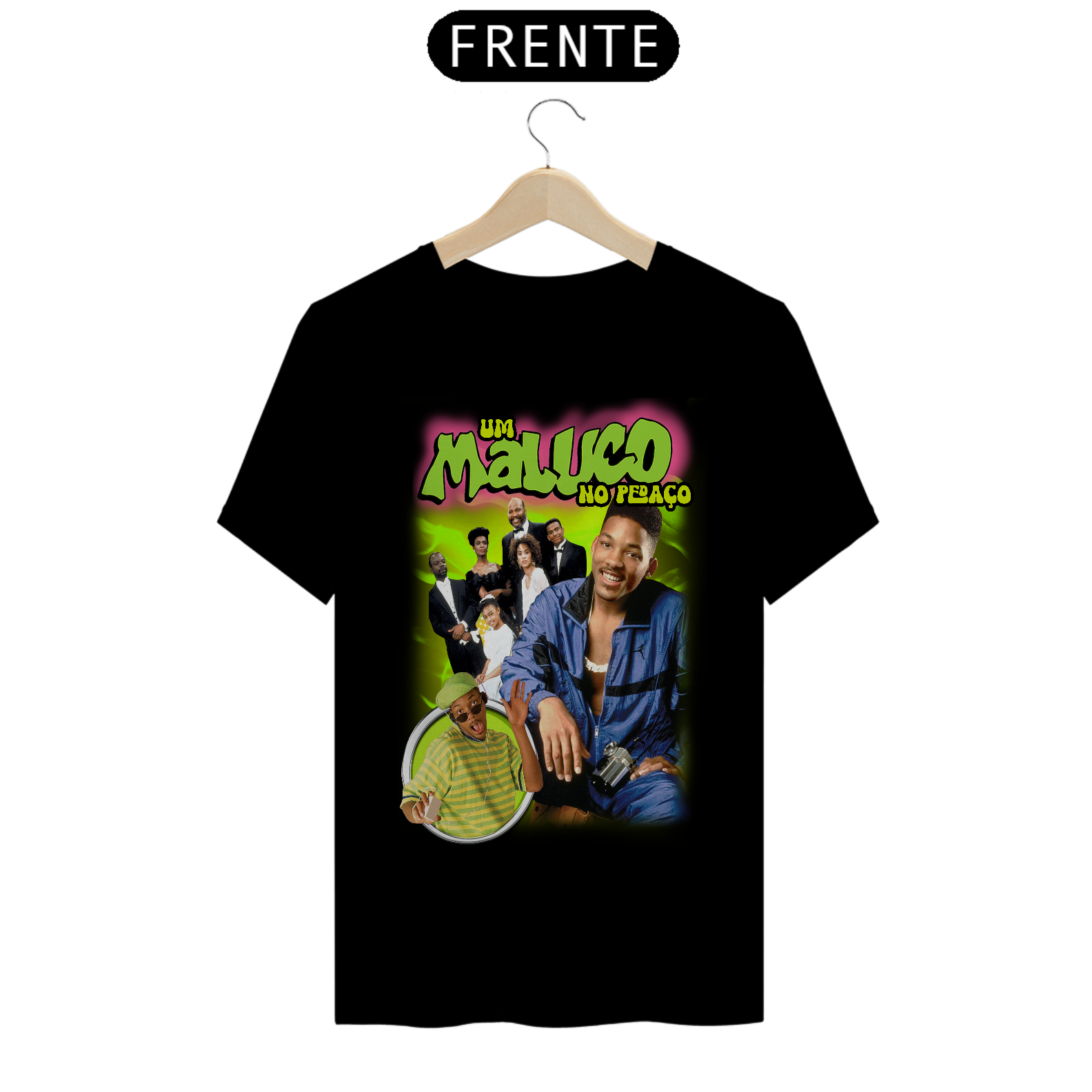 Camiseta um maluco no pedaço