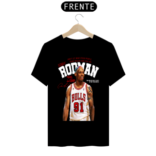 Nome do produto Camiseta Dennis Rodman Preta
