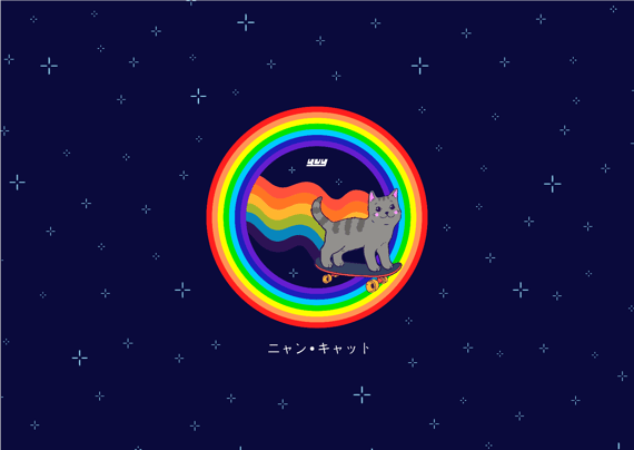 Nyan cat JP - pôster