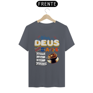 Nome do produto Camiseta Dimona Estampada Amar Deus com Café