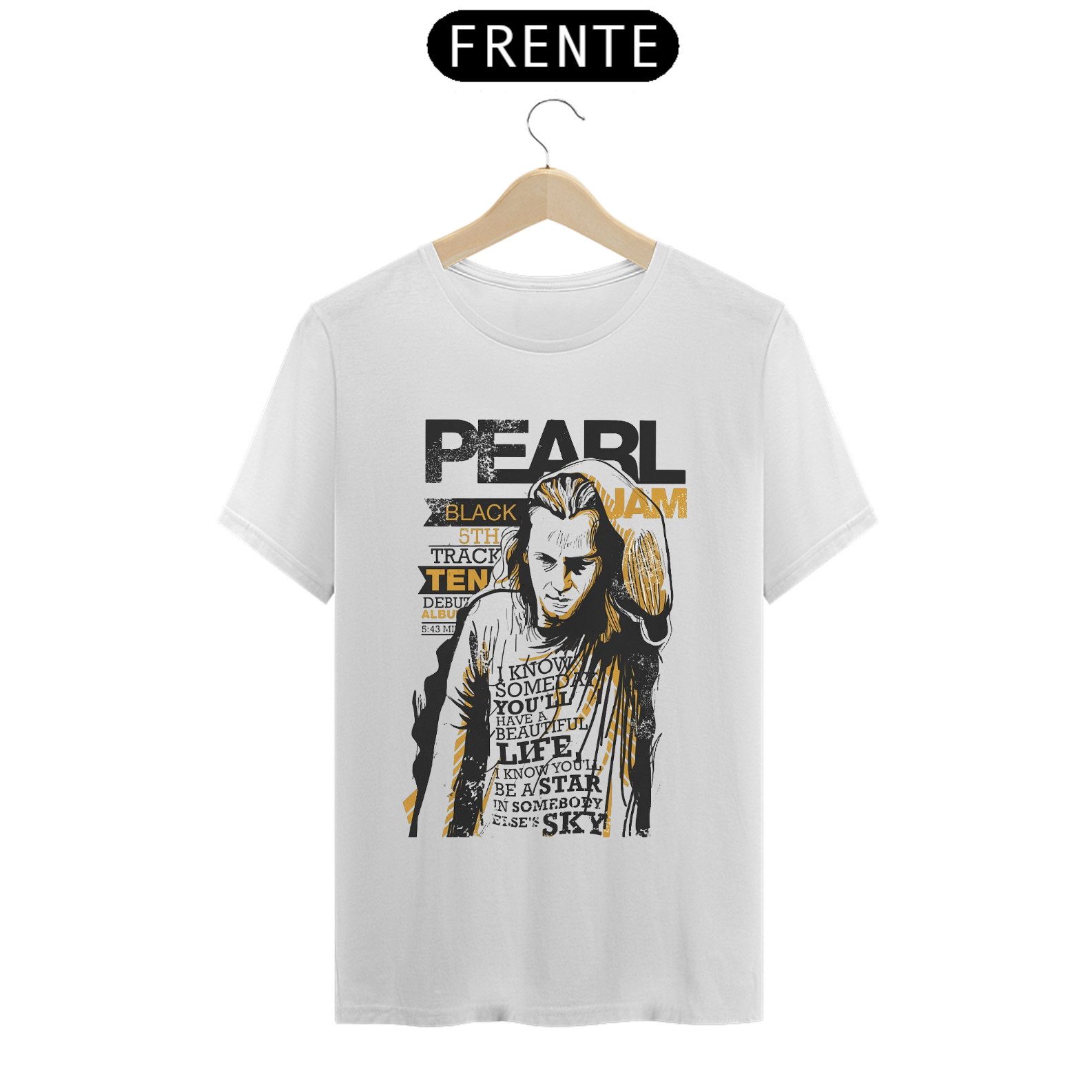 CAMISETA PEARL JAM - BLACK