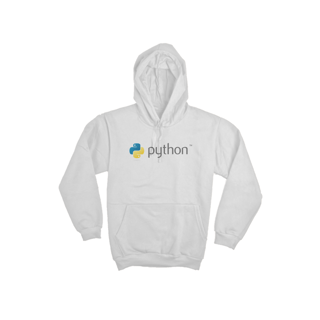 MOLETOM - PYTHON (BRANCO, PRETO)