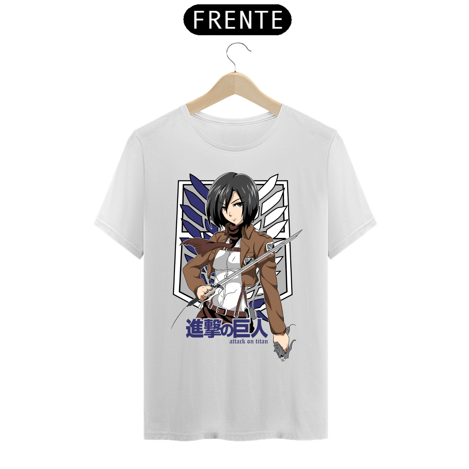 Camiseta - Mikasa Ackerman (Attack on Titan)