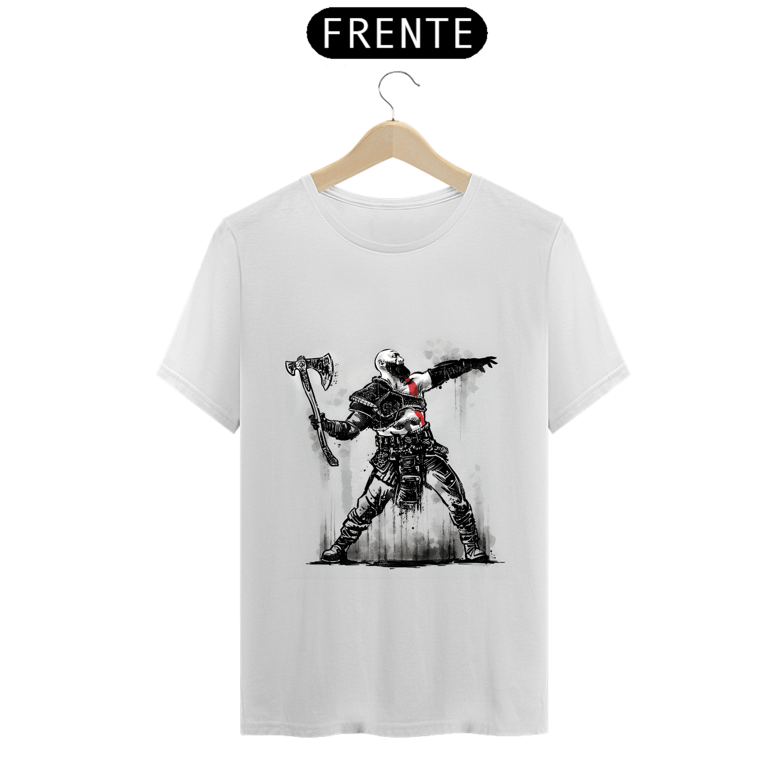 Camiseta - Kratos (God of War)