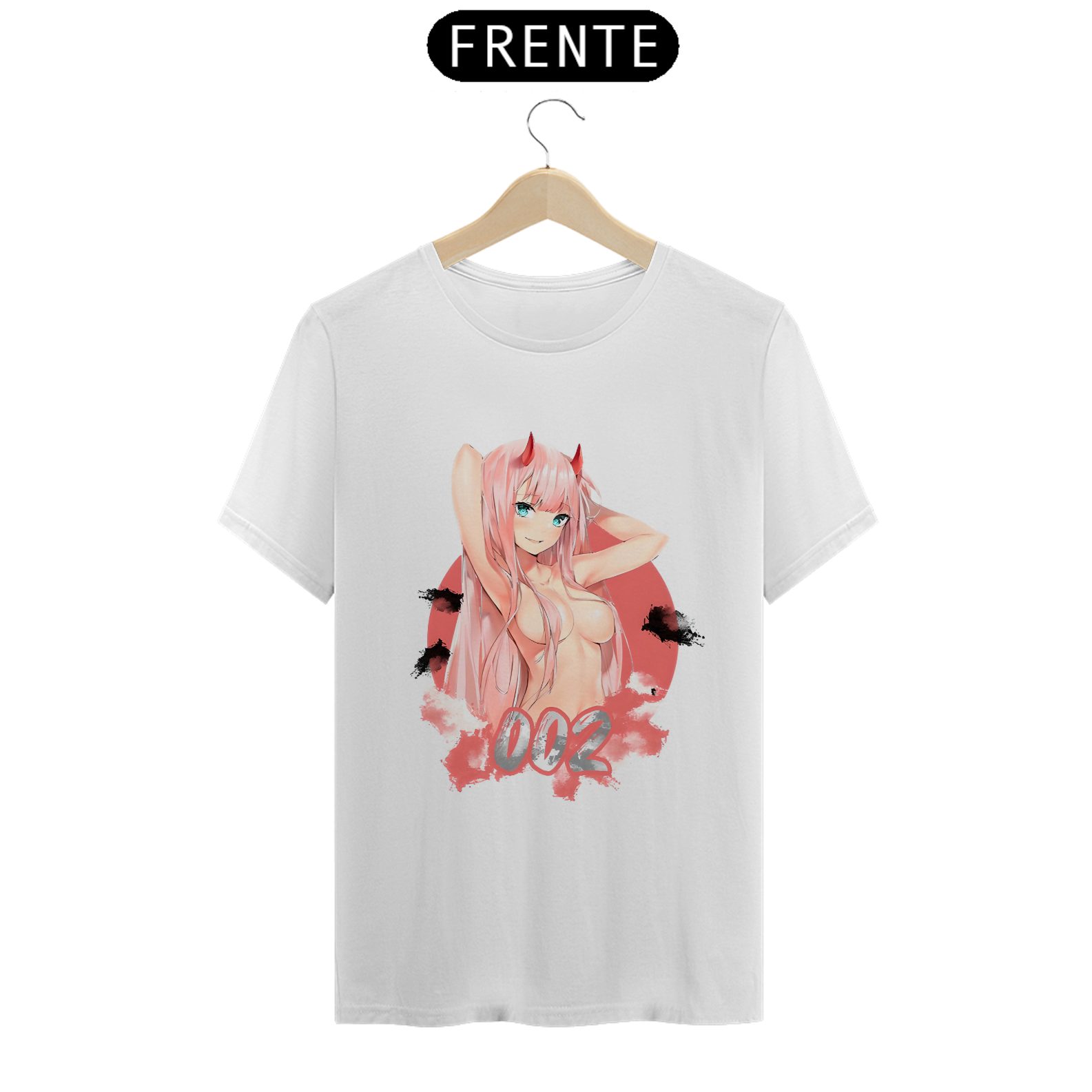 Camiseta - Zero Two (Darling in the Franxx)