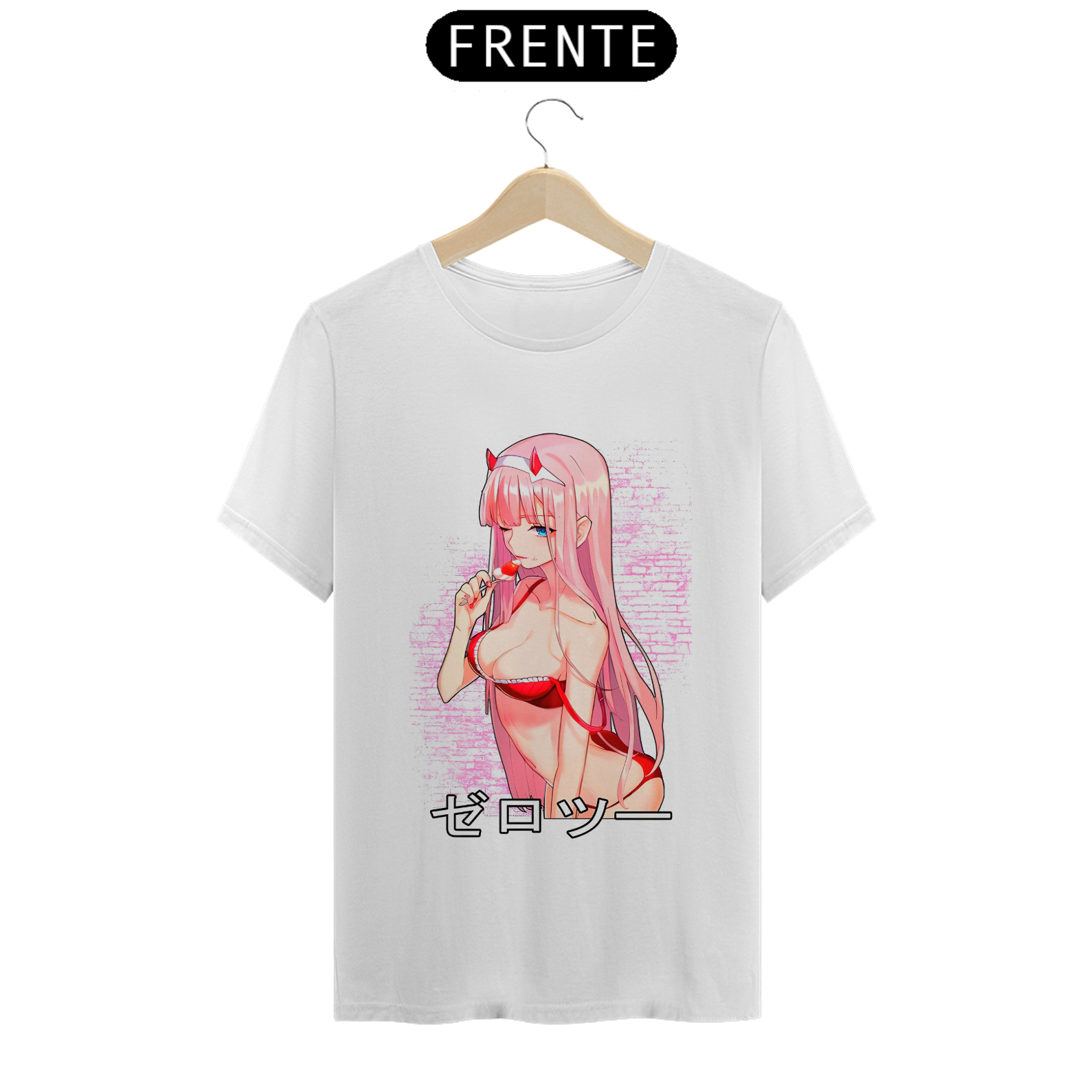 Camiseta - Zero Two (Darling in the Franxx)