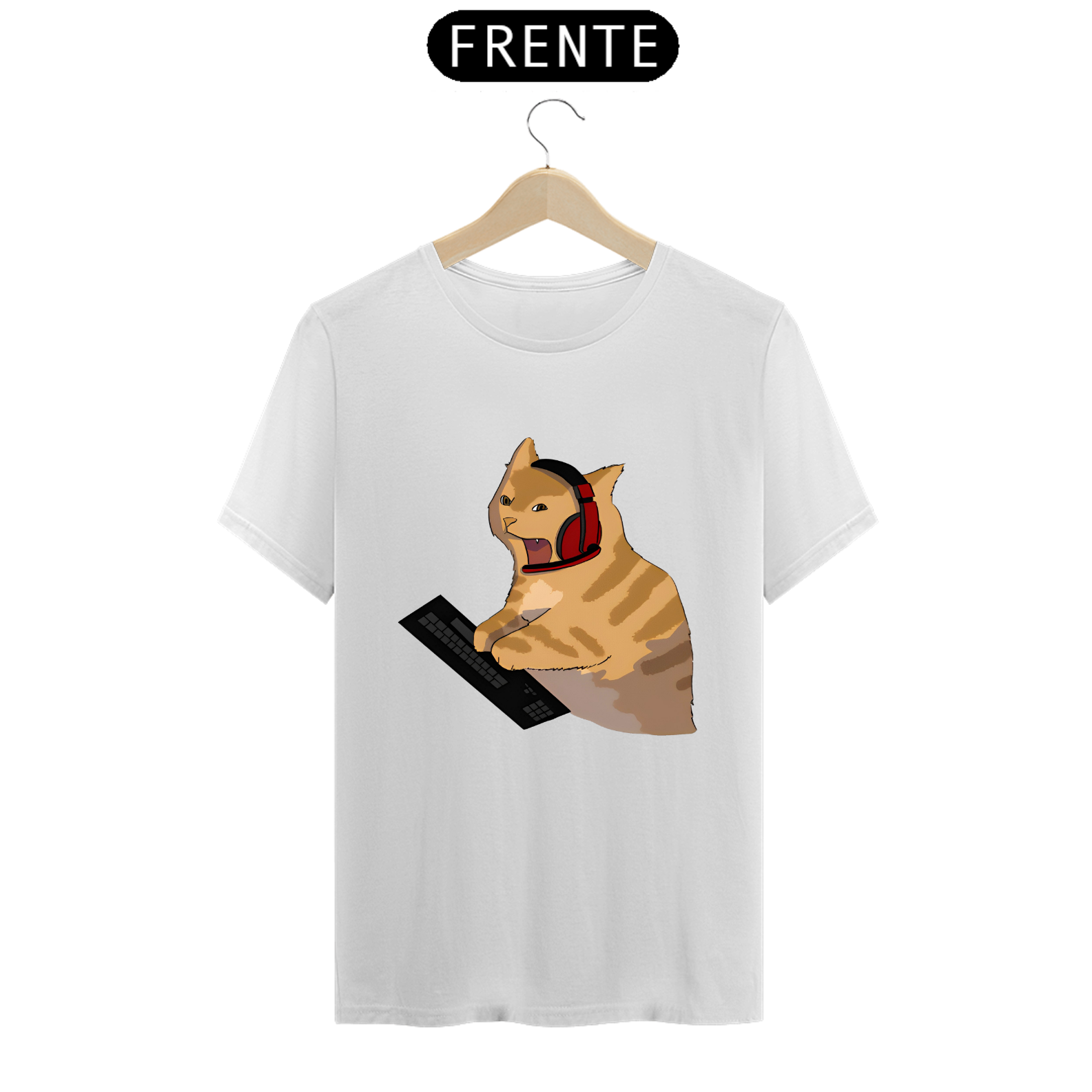 Camiseta - Cat Gamer