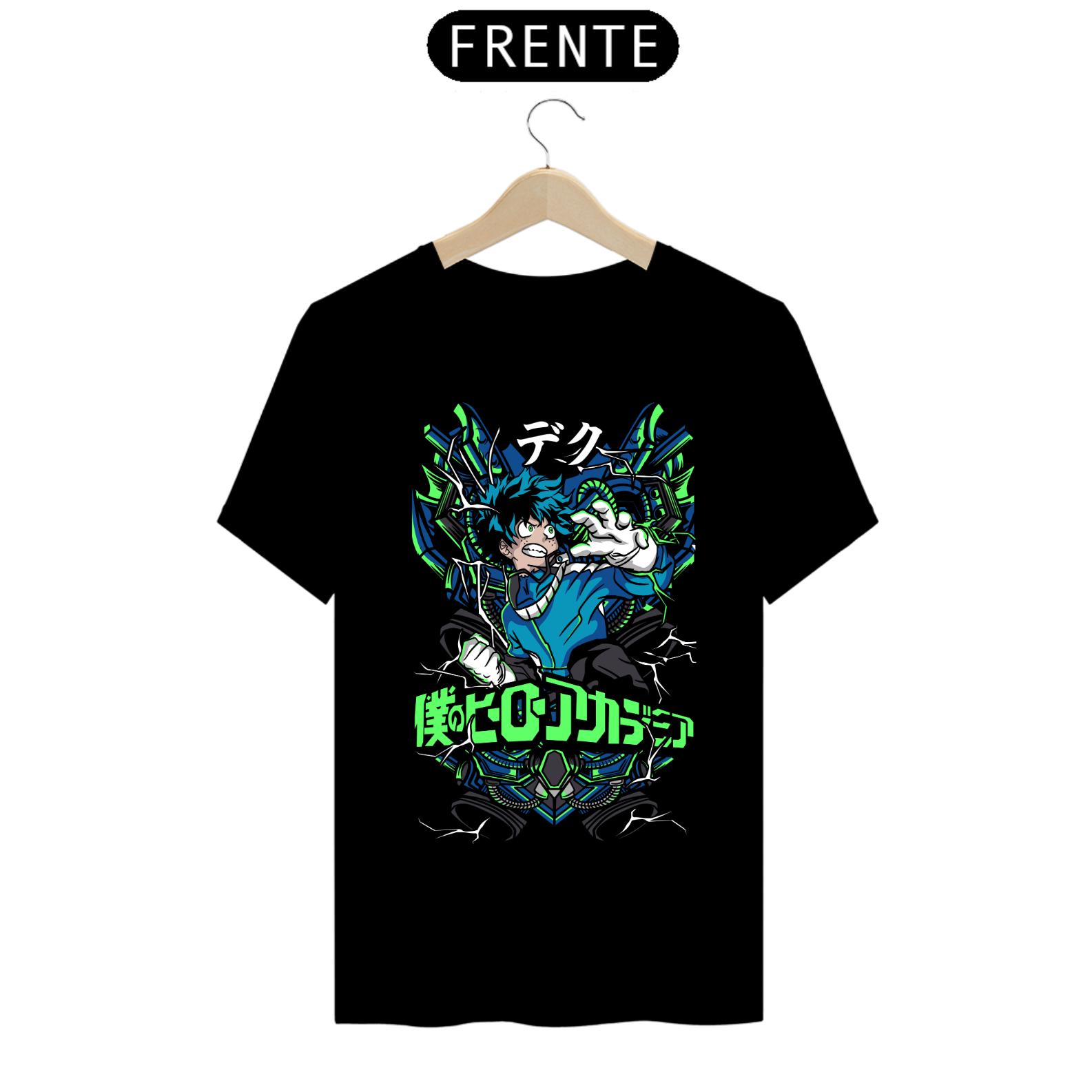 Camiseta - Izuku Midoriya (My Hero Academia)