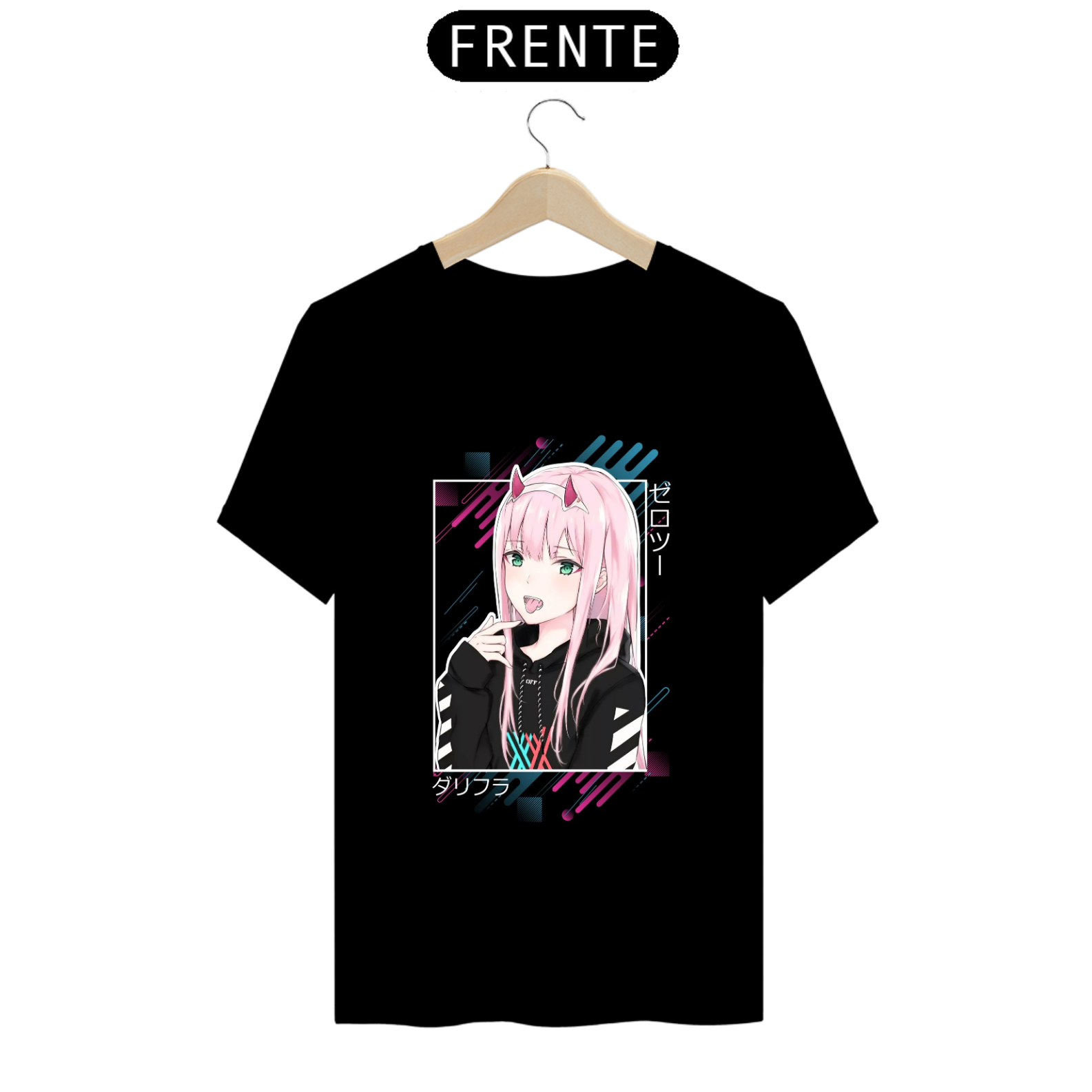 Camiseta - Zero Two (Darling in the Franxx)