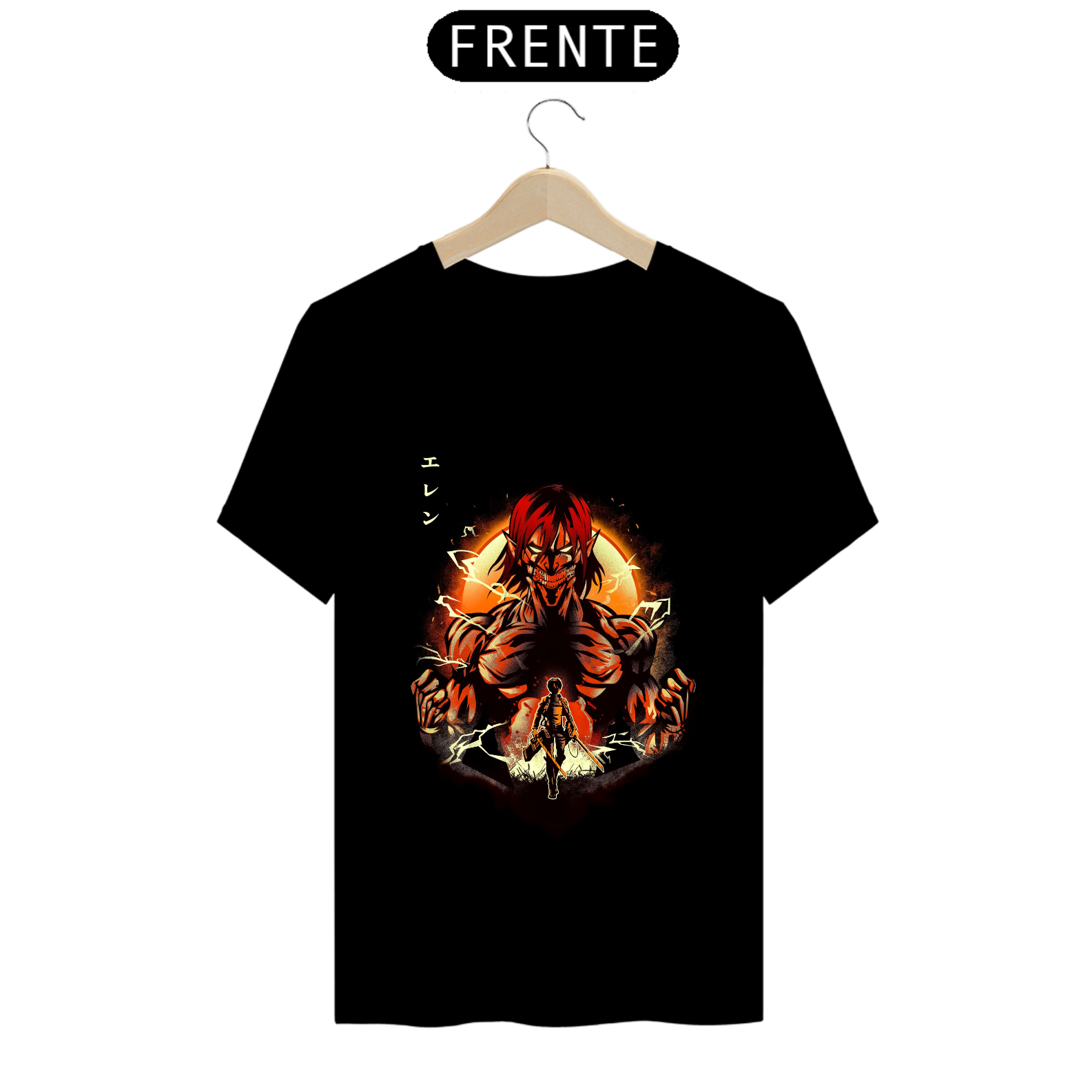 Camiseta - Eren Yeager (Attack on Titan)