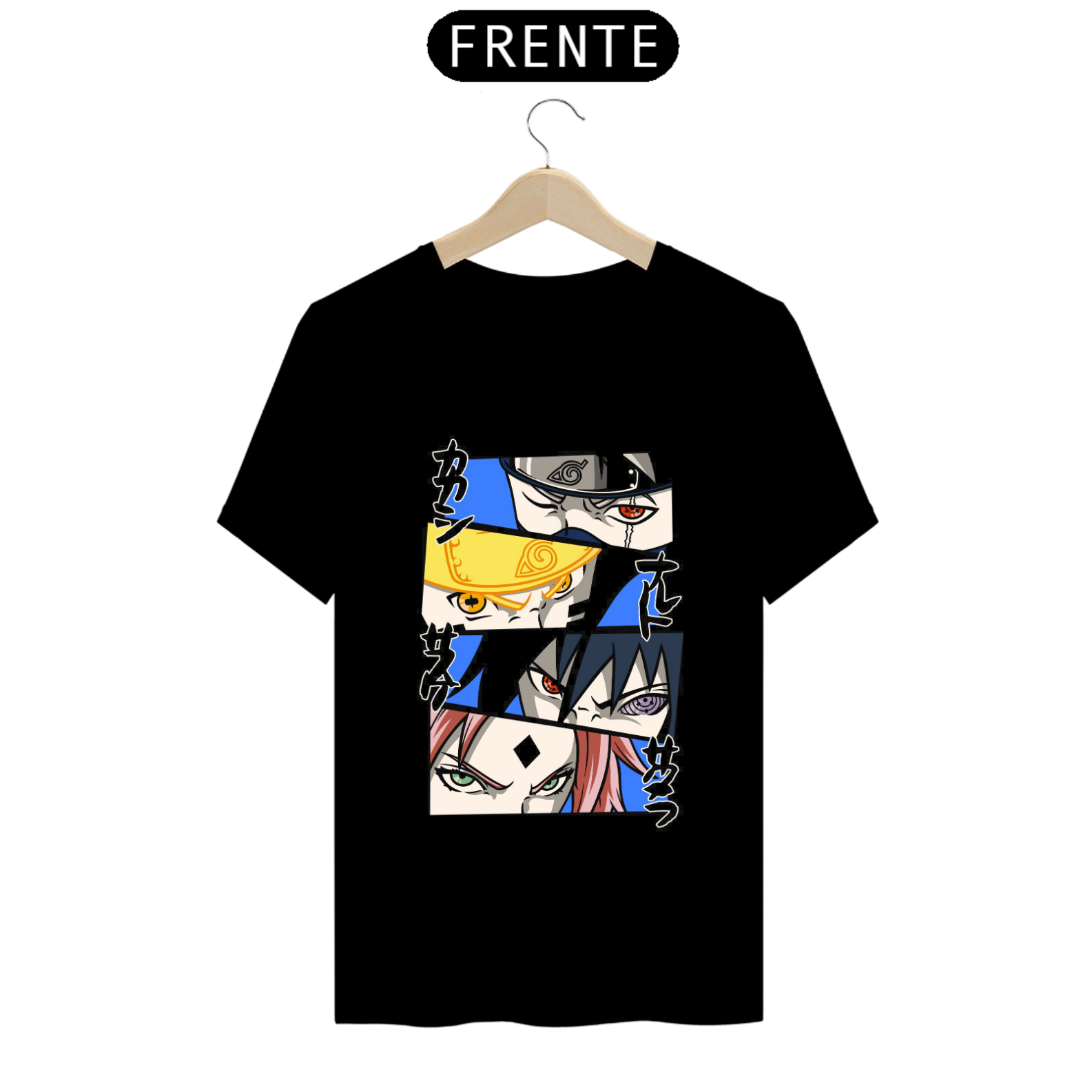 Camiseta - Team 7 (Naruto Shippuden)