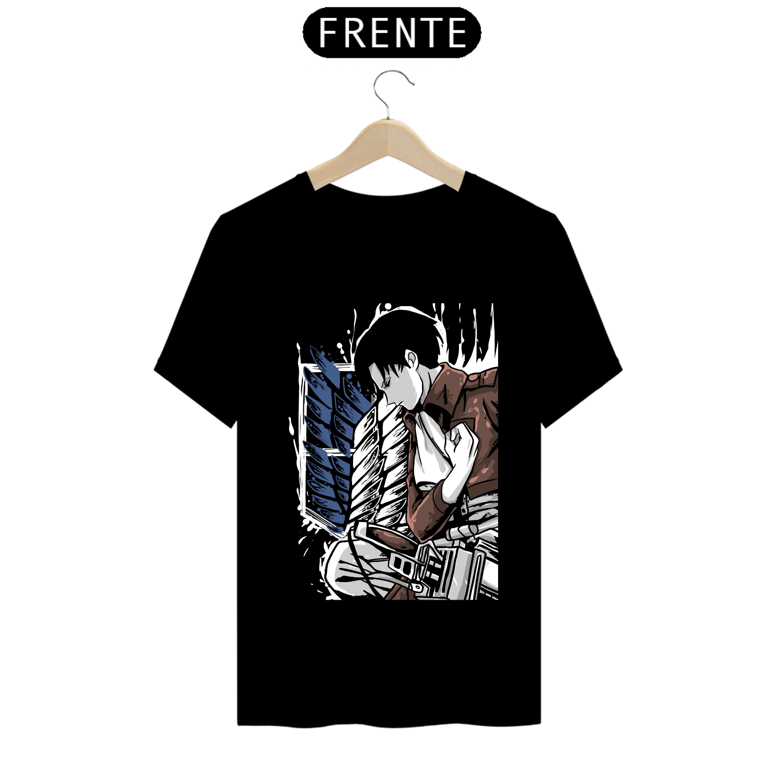 Camiseta - Levi Ackerman (Attack on Titan)