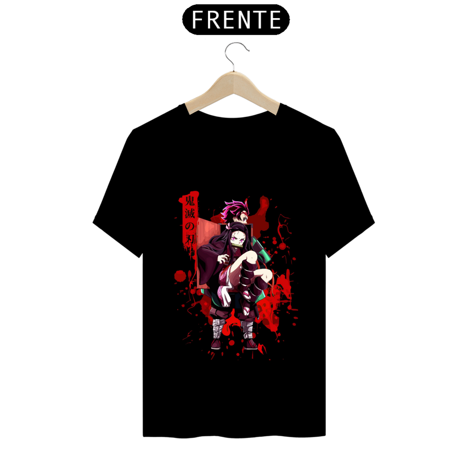 Camiseta - Tanjiro & Nezuko (Attack on Titan)