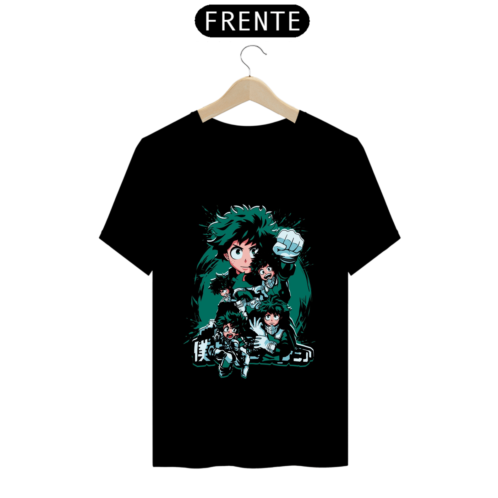 Camiseta - Izuku Midoriya (My Hero Academia)