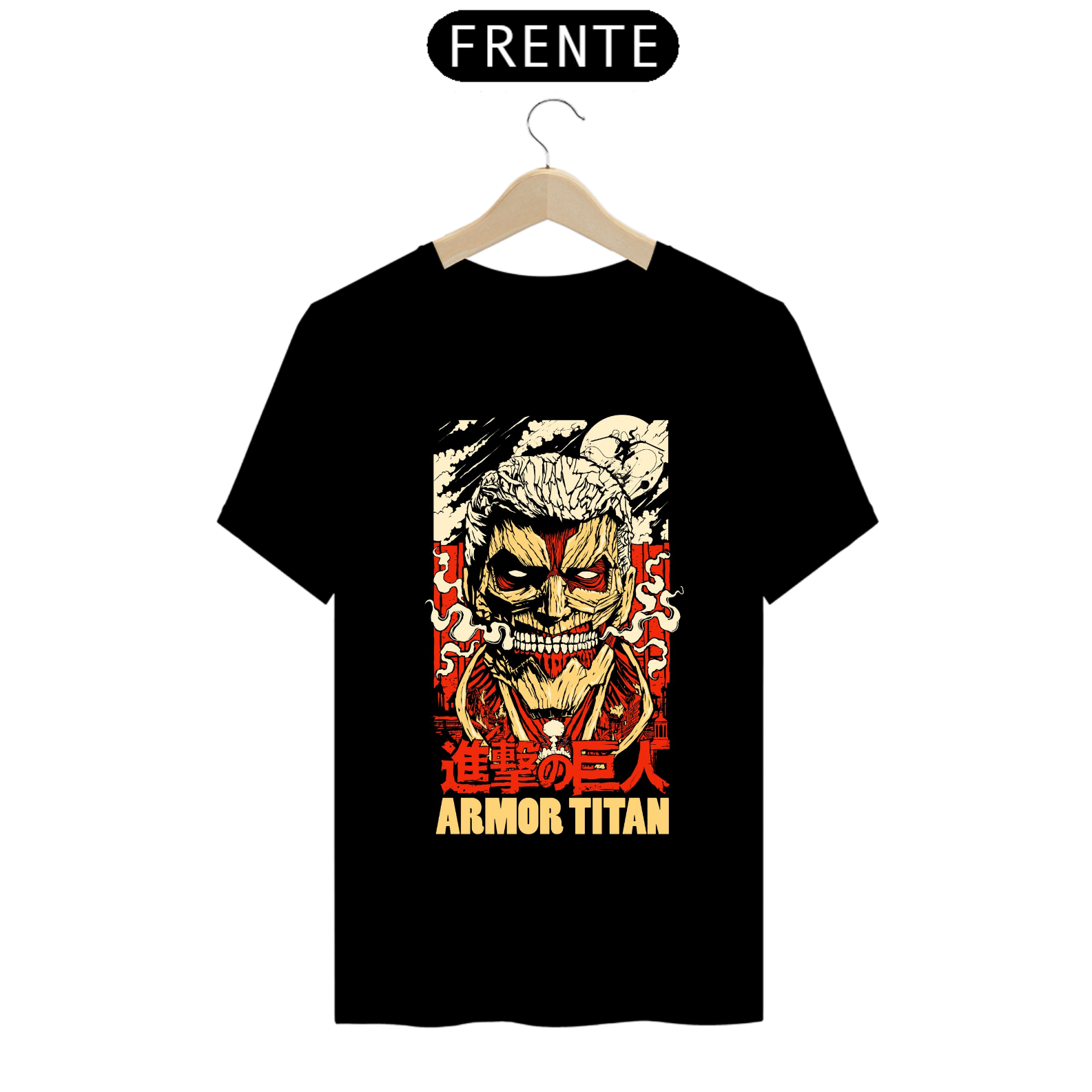 Camiseta - Titã Blindado (Attack on Titan)