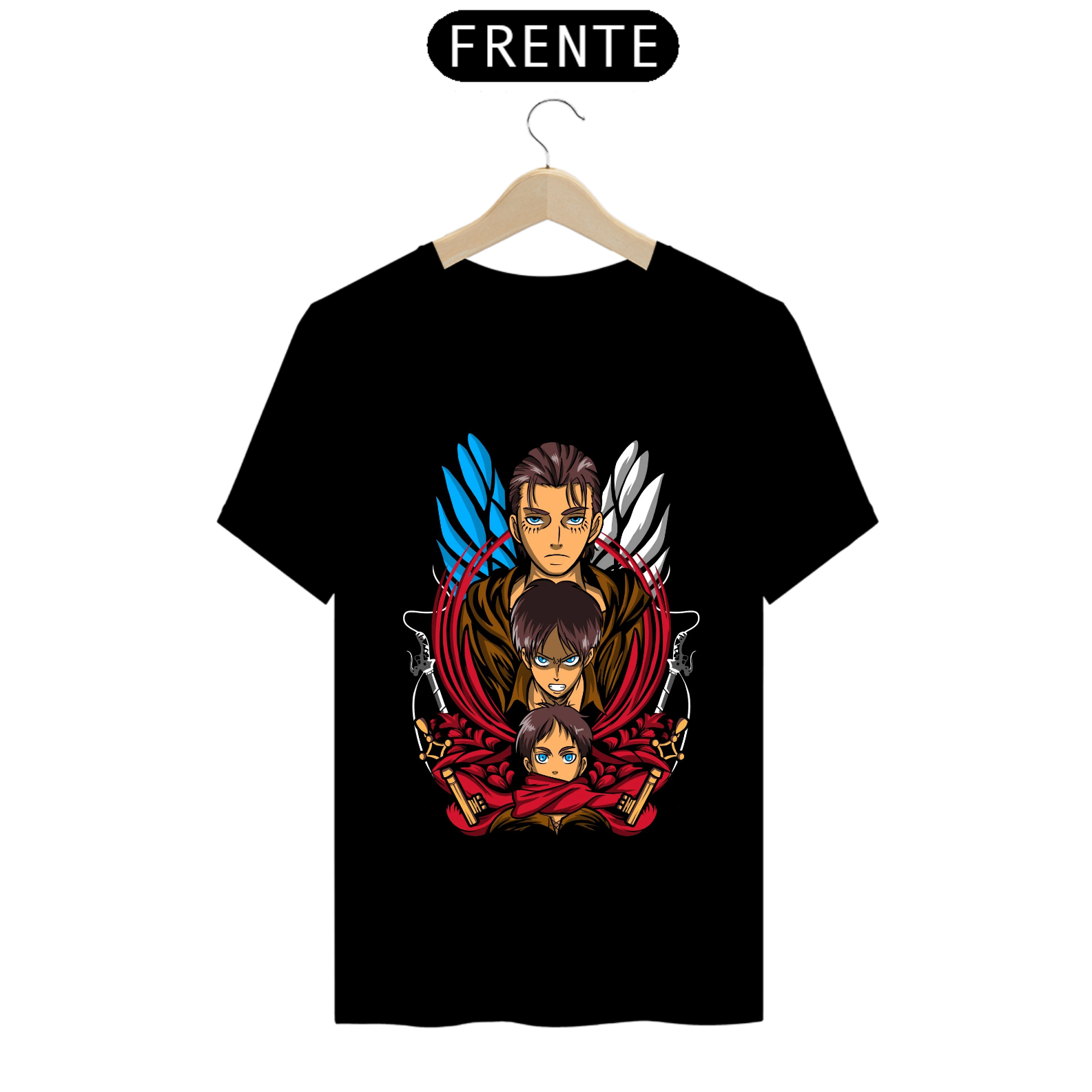 Camiseta - Eren Yeager (Attack on Titan)