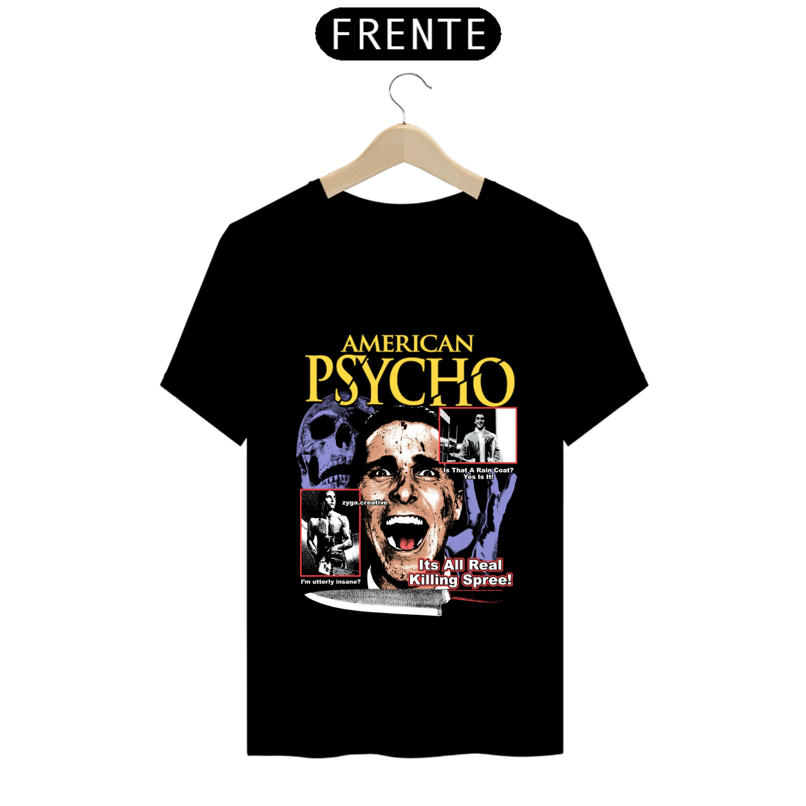 Camiseta - Psicopata Americano