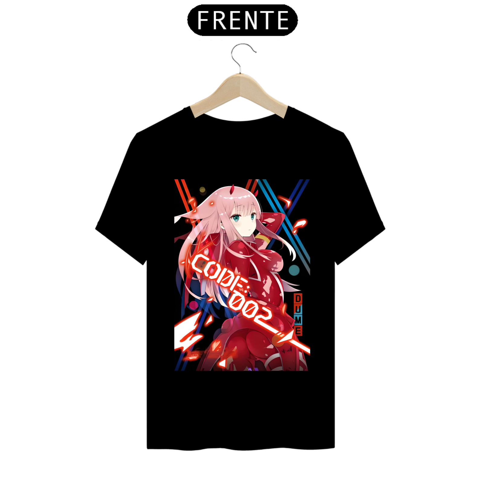 Camiseta - Zero Two (Darling in the Franxx)