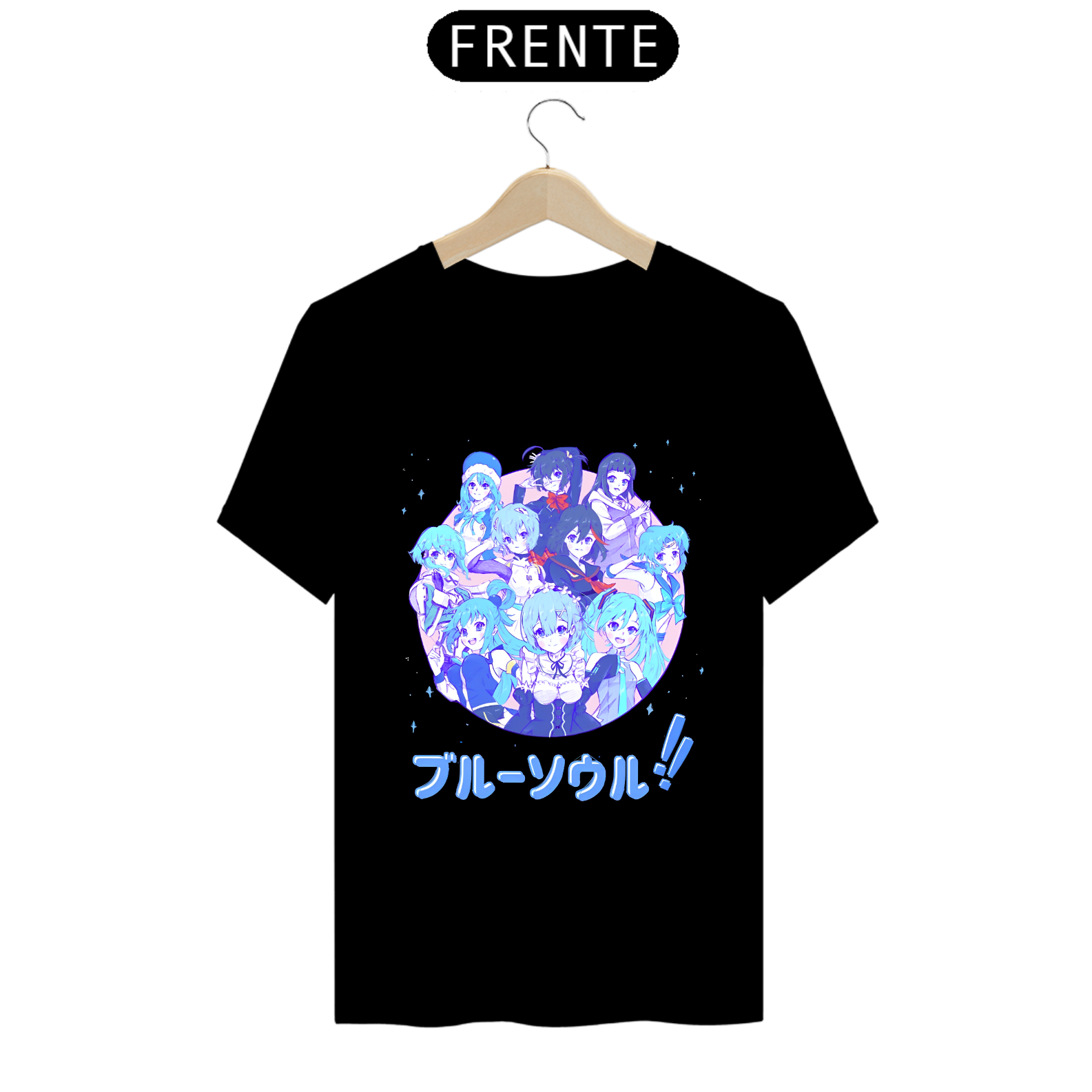 Camiseta - Blue Waifus