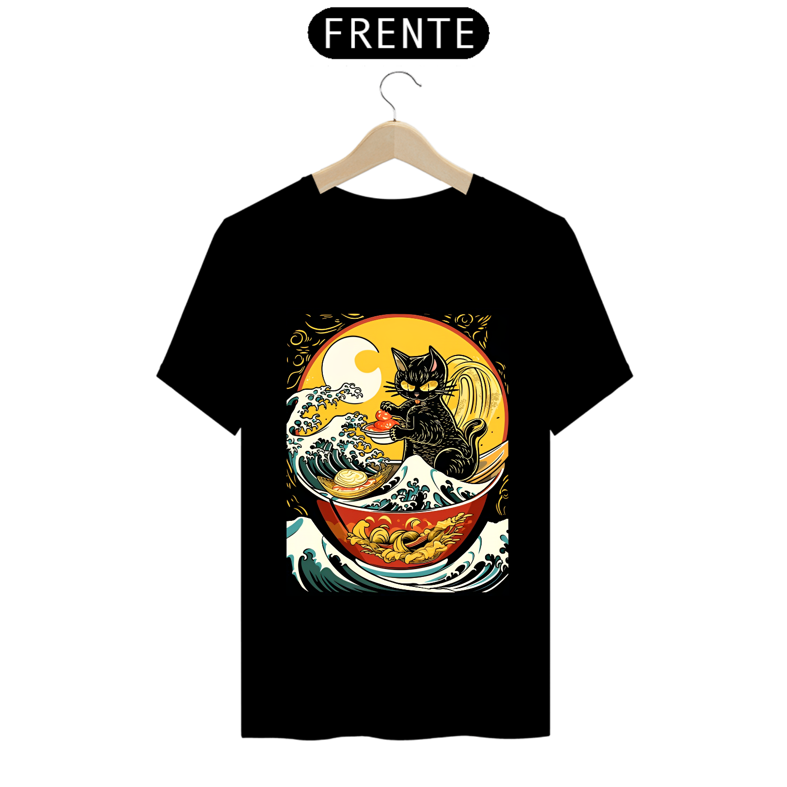 Camiseta - Ramen Cat