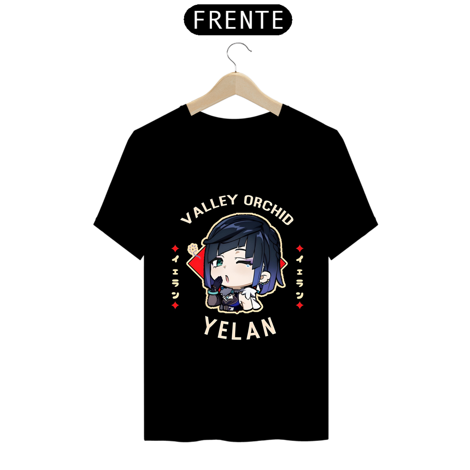 Camiseta - Yelan Chibi (Genshin Impact)