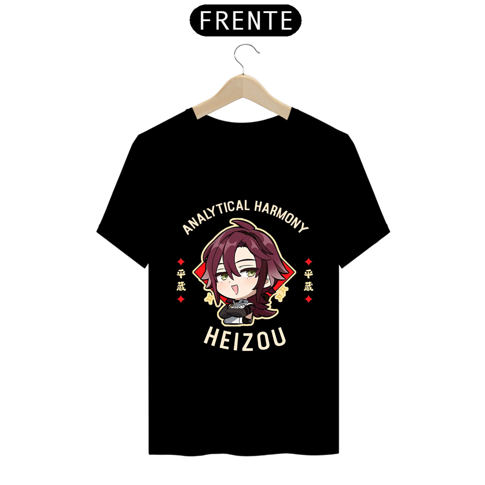 Camiseta - Heizou Chibi (Genshin Impact)