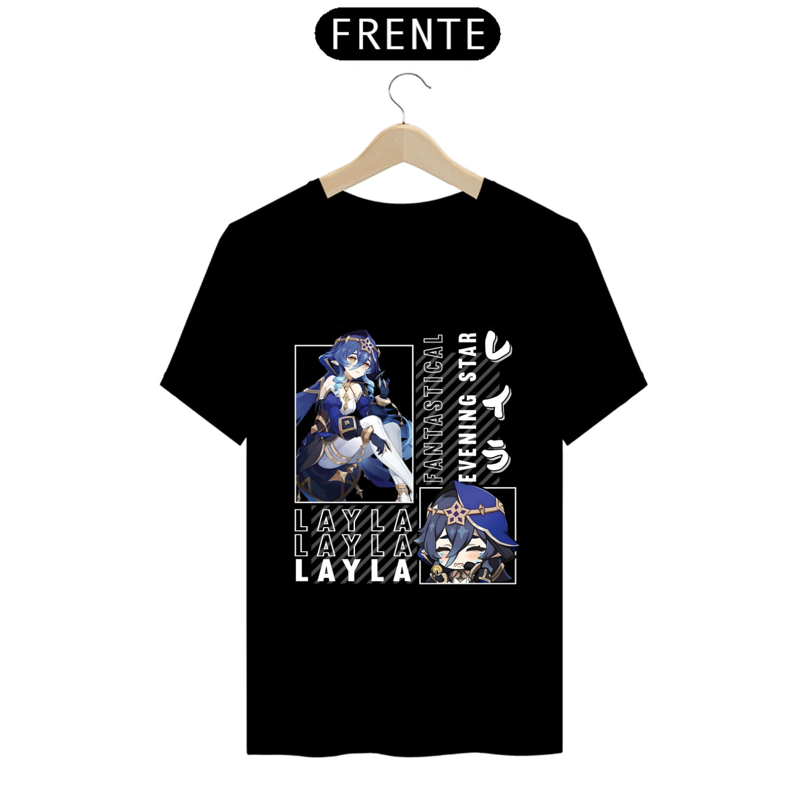 Camiseta - Layla (Genshin Impact)